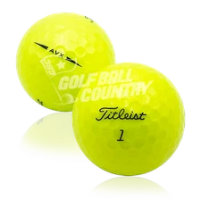 Titleist AVX Yellow 3A AAA Golf Balls - 24 Pack