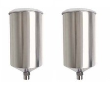 Titan Tool 1000 Ml Aluminum Paint Cup And Lid 2 Pack