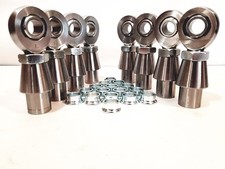 Half Set 78 X 34 4-link Chromoly Rod End Kit W Cone Spacers Heim