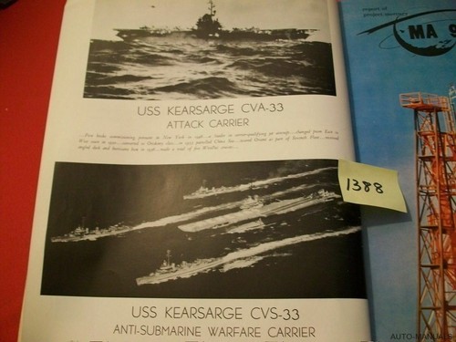 WESTPAC SAFARI USS KEARSARGE CVS-33 PROJECT MERCURY FAR EAST CRUISE BOOK 1963 SC - Picture 5 of 12