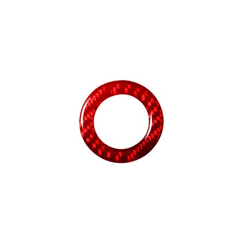 Red Carbon Fiber Interior Ignition Switch Frame Cover Trim For Lexus RX330 RX350 - Picture 6 of 12
