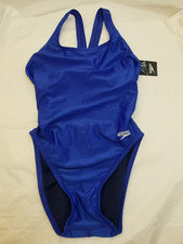Speedo Blue Pro LT One Piece Swimsuit Women's Size 30 NEW