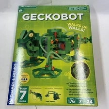 Thames & Kosmos Geckobot STEM Experiment Kit Build a Wall-Climbing Robot & 6 New