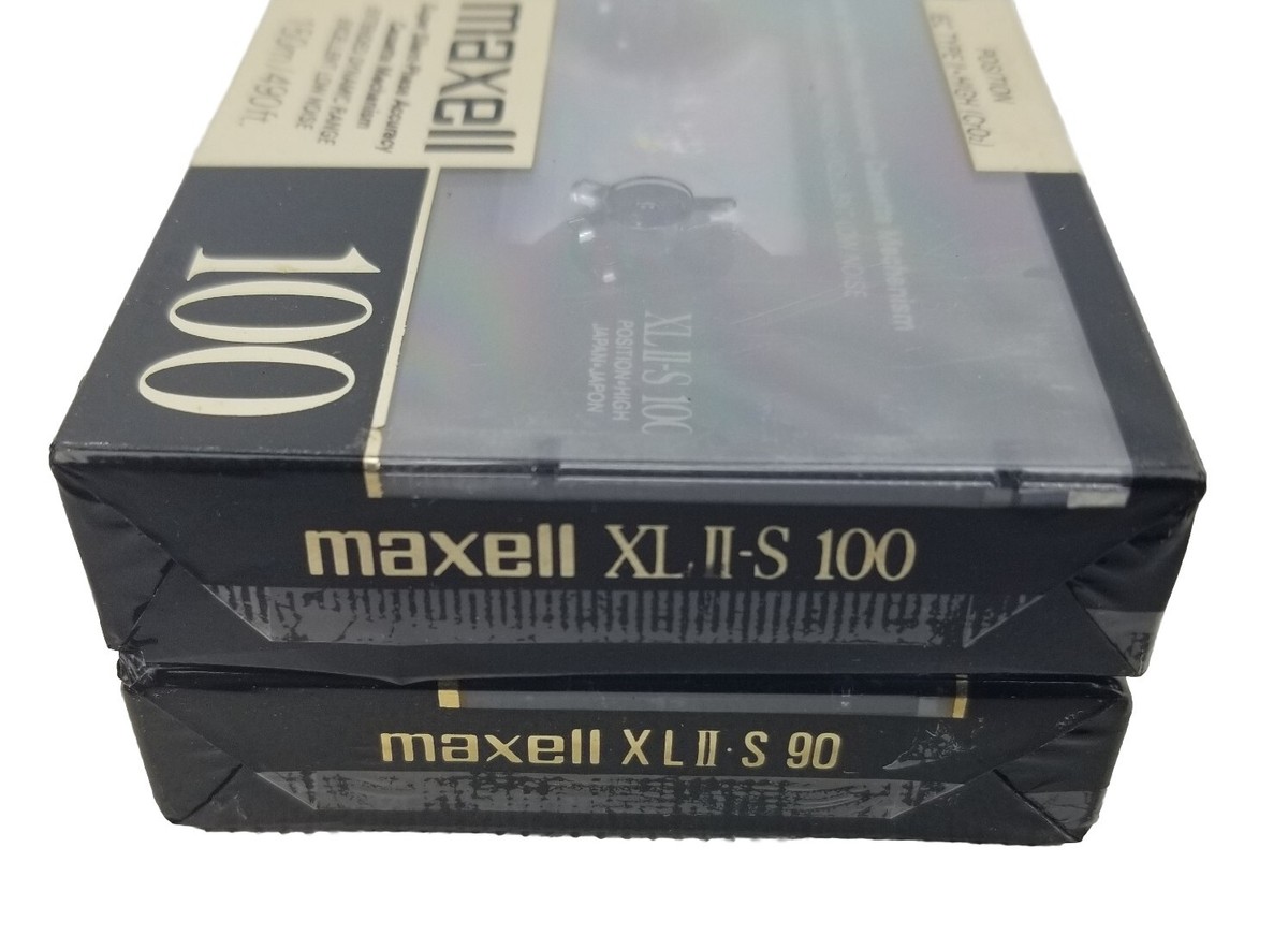 MAXELL XL II-S 100 High CrO2 Type II Japon Cassette audio