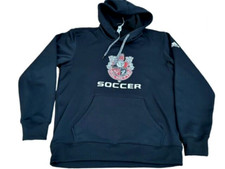 Adidas Black Tigers Soccer Medium M Hoodie Sweat shirt Pullover Palmetto FL EUC