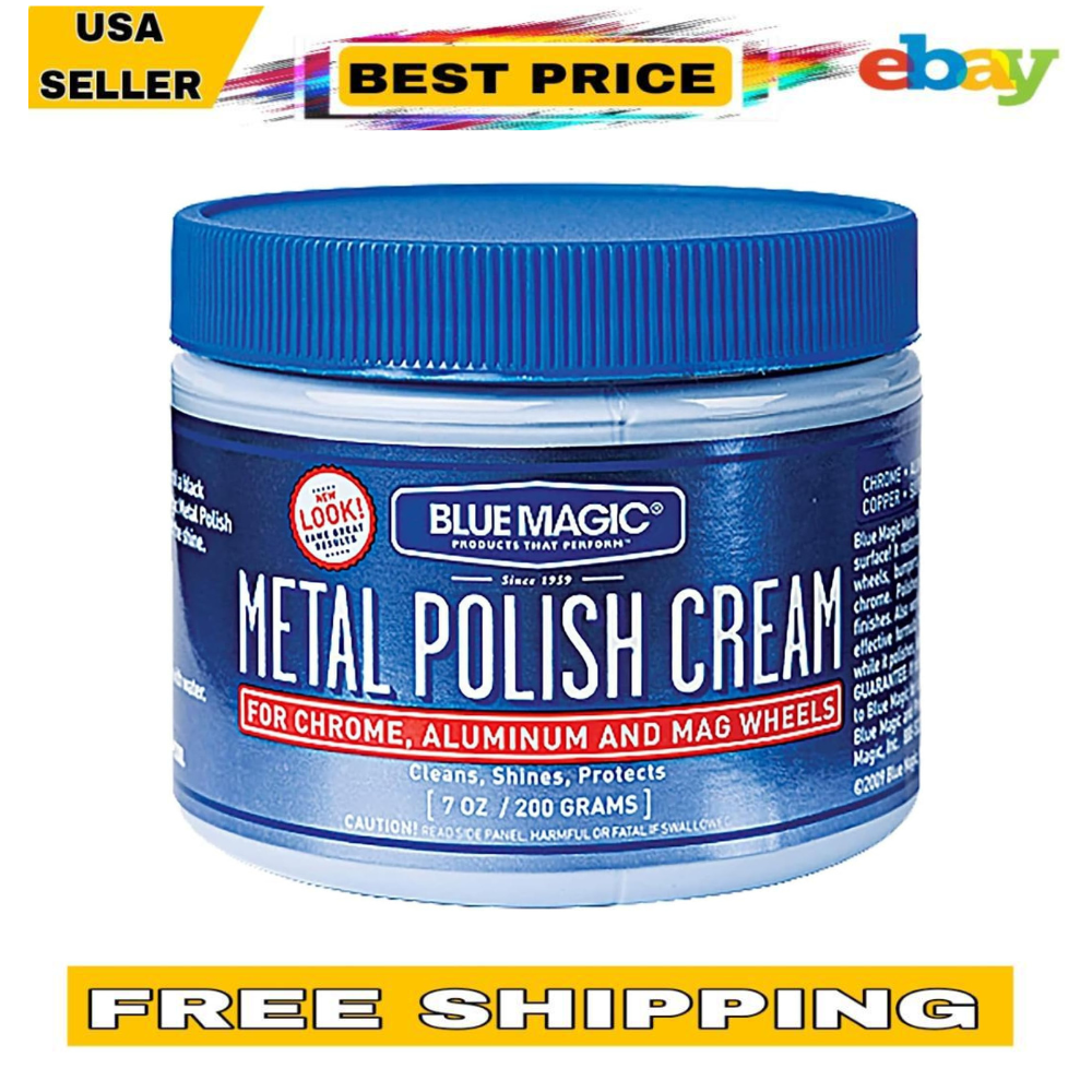 New Blue Magic Metal Polish Cream 7 oz. 1 Pack 711181216936 eBay