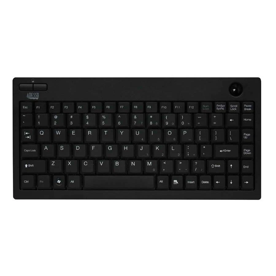 Adesso Wireless 2.4GHz RF Mini Trackball Keyboard - US Layout - Image 4 of 4