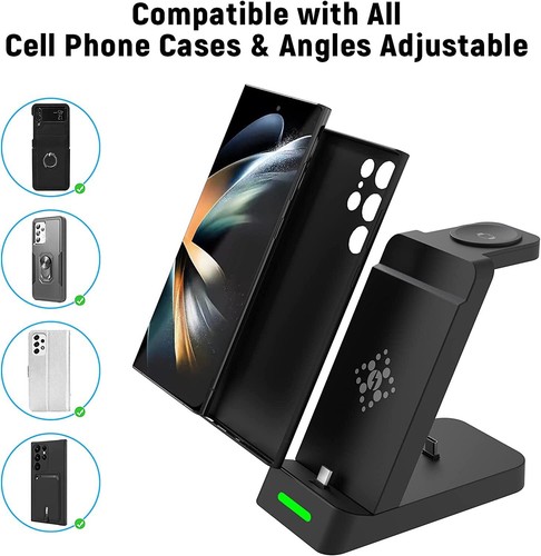 Chargeur Compatible pour Sam Sung Galaxy Watch 7/Ultra/6/5/5 Pro 4/3/Active 2... - Photo 4 sur 8