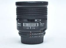 Nikon AF Nikkor 28mm f/1.4 D Aspherical Lens *AS IS*