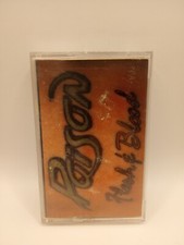 Poison Flesh and Blood Cassette Hard Rock Heavy Metal Rare Oop Free Shipping