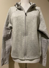 PUMA Womens Gray Hooded Jacket - Sz Medium