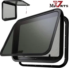 36"~22" W × 22"~15" H RV EXIT Window Emergency w/Trim & Screen for Cargo Trailer
