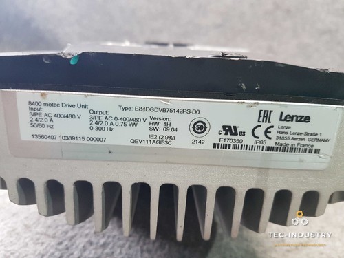 LENZE E84DGDVB75142PS-D0 + Z35BBBARBAM175FA1S + E84DGS3KCKCNDXX163 | #07 - Bild 2 von 11