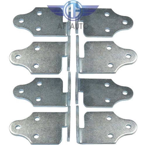 New 8 pcs Utility Trailer Wood Sides Latch Rack Stake Body Gates Corner Brackets - Picture 2 of 12