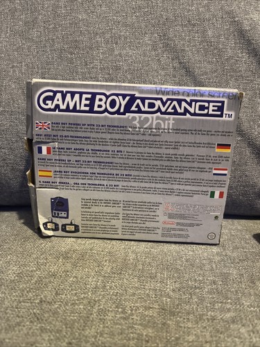 BOXED Clear Transparent Pink Nintendo Gameboy Advance Console Tested Complete - Picture 4 of 10