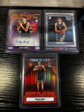 PANINI ROOKIE LOT ZACH EDEY MEMPHIS GRIZZLIES NBA HOOPS 6 CARDS 2024-25 AUTO