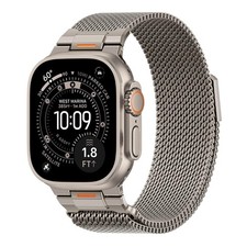 Milanese Loop- Compatible with Apple Watch Ultra 3 2 1 Band for Men 49mm 46mm...
