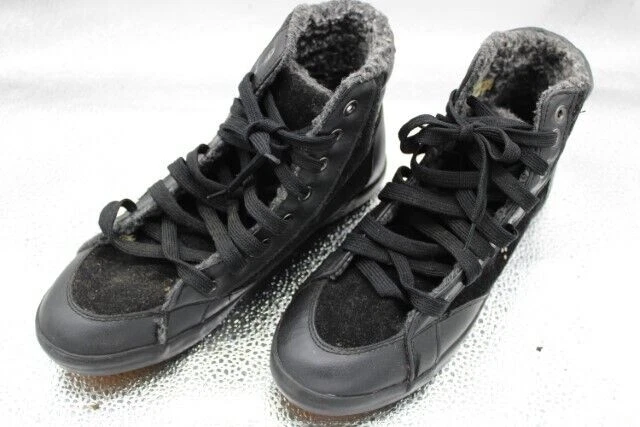 Converse Scarpe Nere Molto Bene Taglia 38 #Q1648