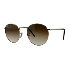 Ray-Ban RB3637 NEW ROUND Arista Gold Sunglasses 53mm 21mm 140mm - 001/51