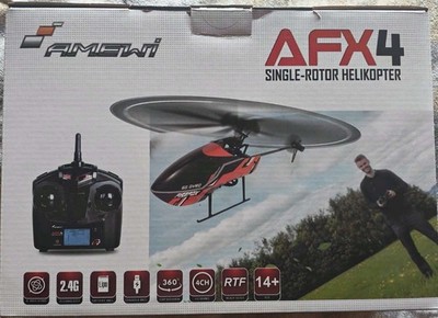 Amewi AFX4 RC Hubschrauber 4 Kanal RTF Elektro Schwarz/Orange (25312)