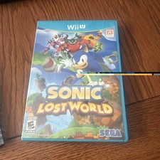 Sonic Lost World Nintendo Wii U Video Game 2012 In Original Case