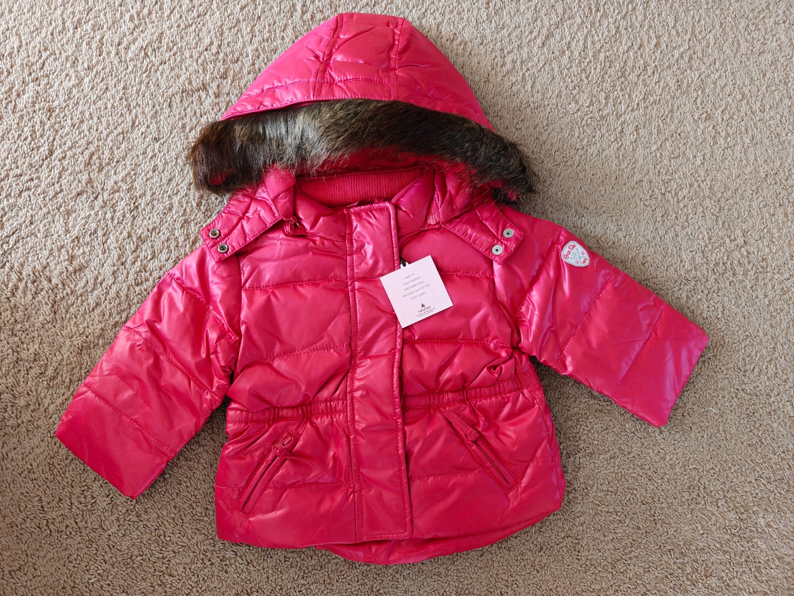 Baby Gap Pink Winter jacket 2T (Brand new with Tag)