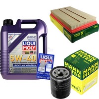 Mann Inspektionspaket 5L Liqui Moly 5W-40 FüR Subaru Justy 1.3 AWD 1.5 Suzuki
