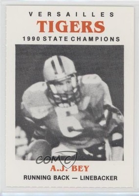 1991 Versailles Tigers 1990 State Champions AJ Bey #6 0q3