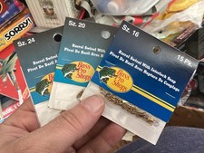 3 packs Vintage Bass Pro Shops Barrel Swivel With Fast Lock Snaps - 15 per pack