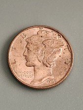 RARE 1941 10C Mercury Dime (No Mint Mark) (Silver)