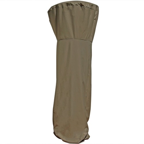 94 in Heavy-Duty PVC Outdoor Patio Heater Cover - Khaki by Sunnydaze