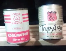 Vintage Phillips 66 Trop-Artic & Cities KoolMotor Advertising Coin Banks.