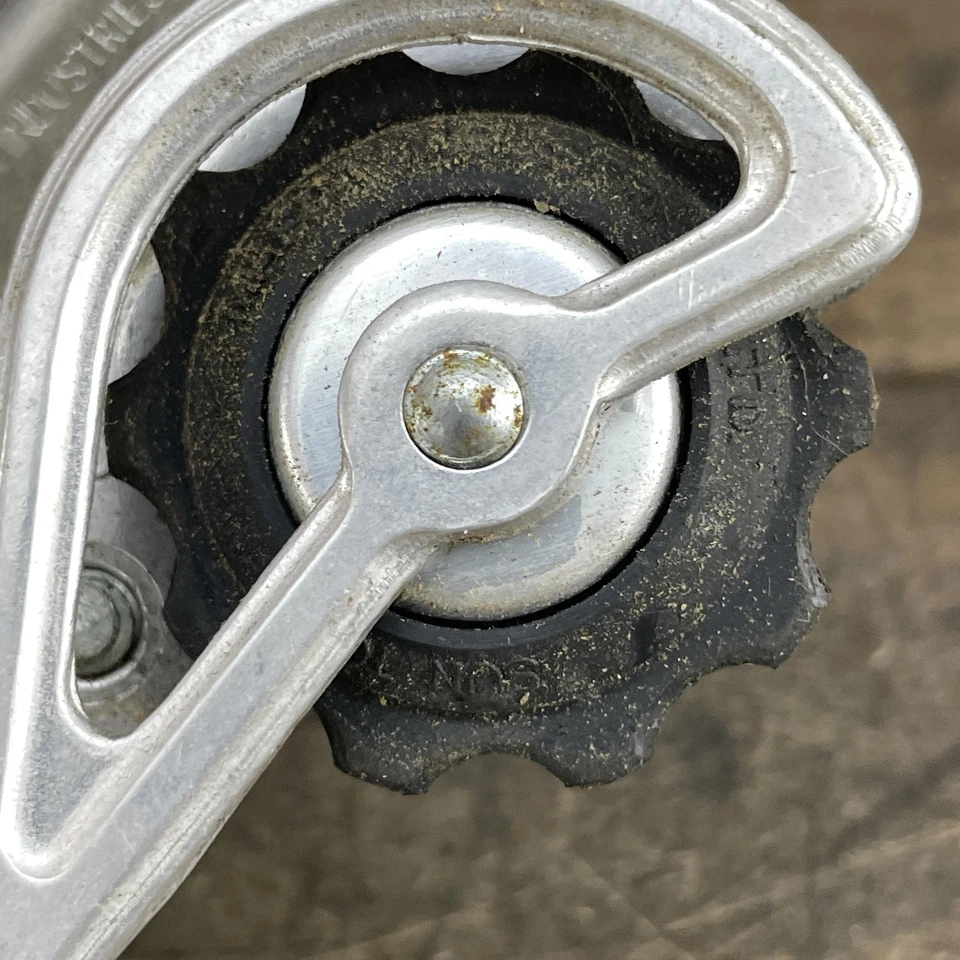 Bicicleta de Carretera Desviador Trasero Línea Azul SunTour BL De Colección Hecha en Japón Jaula Corta Foto 3 de 4