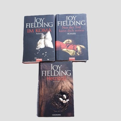 Joy Fielding Buchpaket 3 Thriller / Romane Im Koma + Herzstoß u.a. Goldman