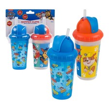 Nickelodeon Paw Patrol Spill Proof BPA-Free Sippy Cups 2 Pack Blue Orange 10oz