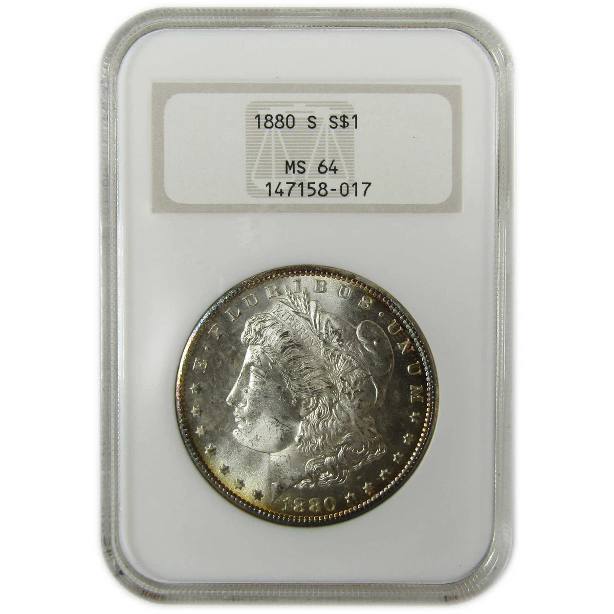 アメリカ 1880 S ドル 銀貨 NGC MS64 モルガンダラー 036 Certified Morgan Silver Dollar 1880-S MS64PL NGC - Golden Eagle Coins