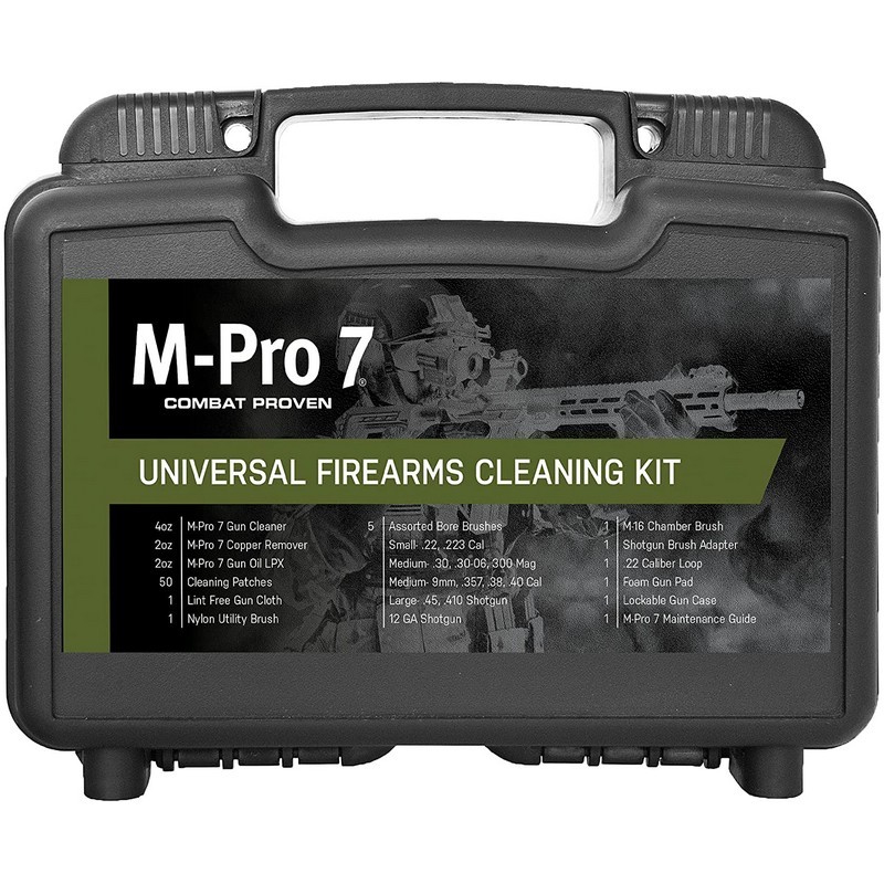 M-Pro 7 Combat Proven 070-1505 Universal Tactical Firearms Cleaning Kit