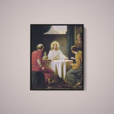 Carl Bloch - The Road to Emmaus - Art Print on Paper or Canvas