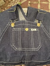 Childs Sz 4 Blue Jean Overalls New No Tags
