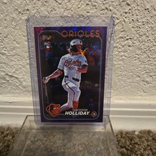 2024 Topps Update Purple Holo Foil #US50 Jackson Holliday SN 126/799 RC 