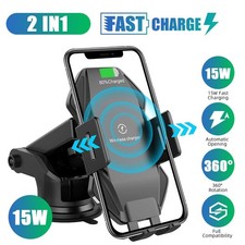 15W Handyhalterung Auto Mit Ladefunktion Induktive Ladestation KFZ Ladeger�t