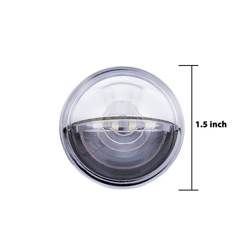 United Pacific 39995B Luce di Patente Arrotondata a 4 LED, Diametro 1 1/2", Acciaio - Foto 8 di 8