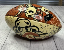 Wilson Texas Longhorns Football Mascot All Over Design Paint Splatter F1544