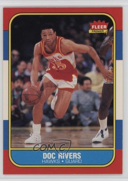 1986-87 Fleer Doc Rivers #91 0m0z