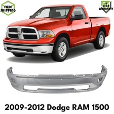 Oe Replacement Bumper Chrome Steel For 2009-2012 Dodge Ram 1500
