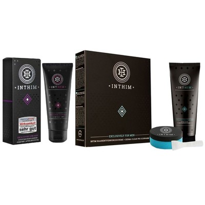 IntHim Comfort After Shave Gel 100 ml & Enthaarungscreme 100 ml für den Mann Set