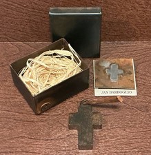 JAN BARBOGLIO ~HOUSE BLESSING CROSS W/STORAGE BOX & CARD ~ UNUSED !!!!