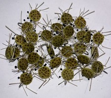 Bauer Flats Crab Olive Size #4 (4ct)