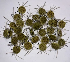 Bauer Flats Crab Olive Size #4 (4ct)