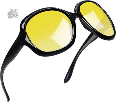Damen Sonnenbrille polarisiert groß UV400 Vintage Mode eckig rechteckig